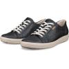 imageECCO Womens Soft 7 SneakerSilver Metallic Suede