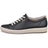 imageECCO Womens Soft 7 SneakerSilver Metallic Suede