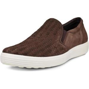 imageECCO Mens Soft 7 SlipOn 20 SneakerMocha Nubuck