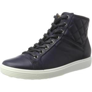 imageECCO Womens Soft 7 Side Zip Bootie SneakerBlue Night Sky