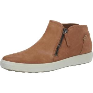imageECCO Womens Soft 7 Side Zip Bootie SneakerCashmereCashmere
