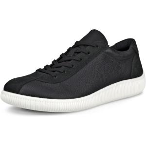 imageECCO Womens Soft Zero Lace Up SneakerBlackBlack