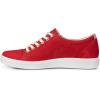 imageECCO Womens Soft 7 GoreTex Tie SneakerChili Red Nubuck