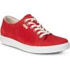 imageECCO Womens Soft 7 GoreTex Tie SneakerChili Red Nubuck