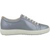 imageECCO Womens Soft 7 GoreTex Tie SneakerSilver Grey Metallic