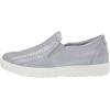 imageECCO Womens Soft 7 Woven Slip On 20 SneakerSilver Grey Metallic