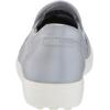 imageECCO Womens Soft 7 Woven Slip On 20 SneakerSilver Grey Metallic