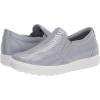 imageECCO Womens Soft 7 Woven Slip On 20 SneakerSilver Grey Metallic
