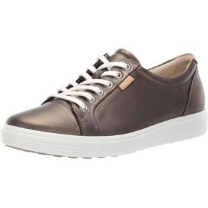 imageECCO Womens Soft 7 GoreTex Tie SneakerBlack Stone Metallic