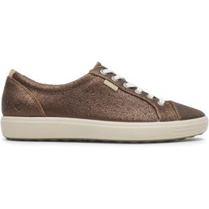 imageECCO Womens Soft 7 GoreTex Tie SneakerBronze Antique Nubuck