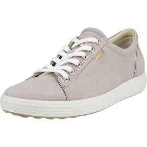 imageECCO Womens Soft 7 GoreTex Tie SneakerGrey Rose Nubuck