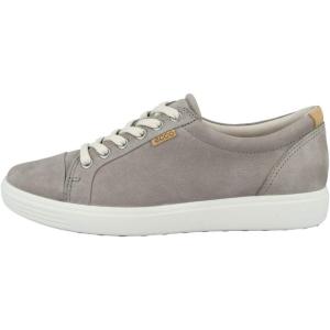 imageECCO Womens Soft 7 GoreTex Tie SneakerWarm Grey Nubuck