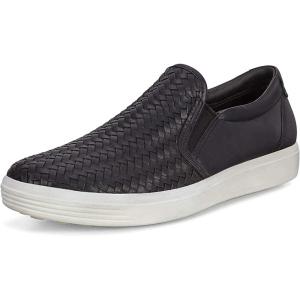 imageECCO Womens Soft 7 Woven Slip On 20 SneakerBlack