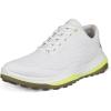 imageECCO Mens Lt1 Hybrid Waterproof Golf ShoeWhiteYellow