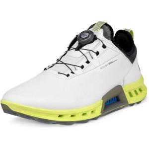 imageECCO Mens Biom C4 Boa Goretex Waterproof Golf ShoeWhiteYellow