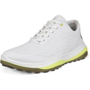 imageECCO Mens Lt1 Hybrid Waterproof Golf ShoeWhiteYellow