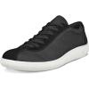 imageECCO Mens Soft Zero Lace Up SneakerBlackBlack