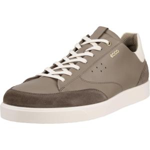 imageECCO Mens Street Lite Court SneakerDark Clay SuedeTaupeLimestone