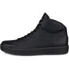 imageECCO Mens Soft 60 Hi Top SneakerBlack Pebbled Leather