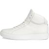 imageECCO Mens Soft 60 Hi Top SneakerWhite Pebbled Leather