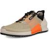 imageECCO Mens Biom 20 Breathru Cross TrainerSandOrange NeonBlack