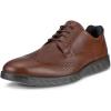 imageECCO Mens S Lite Hybrid BrogueCognacBlack Sole