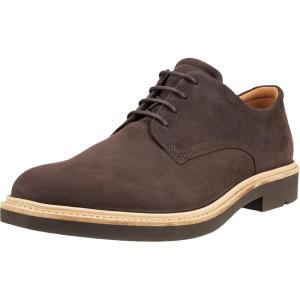 imageECCO Mens London Plain Toe Tie OxfordMocha Nubuck