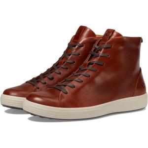 imageECCO Mens Soft 7 Premier Hi Top SneakerCognac
