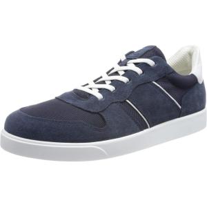 imageECCO Mens Street Lite Slip on SneakerMarineNight SkyShadow WhiteWhite