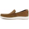 imageECCO Mens Lite Moc Summer Driving Style LoaferCamelCognac Perforated