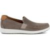 imageECCO Mens Lite Moc Summer Driving Style LoaferWarm GreyCognac Summer Perforated