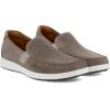 imageECCO Mens Lite Moc Summer Driving Style LoaferWarm GreyCognac Summer Perforated