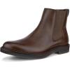 imageECCO Mens London Double Gore Chelsea BootCocoa Brown