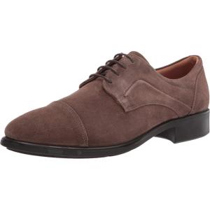 imageECCO Mens Citytray Cap Toe Tie OxfordDark Clay Suede