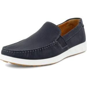 imageECCO Mens Lite Moc Summer Driving Style LoaferBlackBlack Perforated