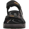 imageECCO Mens Yucatan Sport SandalBlackMoleBlack Oil Nubuck