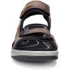 imageECCO Mens Yucatan Sport SandalEspressoCocoa BrownBlack Nubuck