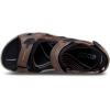imageECCO Mens Yucatan Sport SandalEspressoCocoa BrownBlack Nubuck