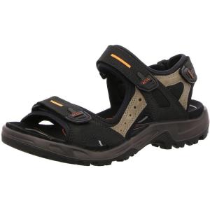imageECCO Mens Yucatan Sport SandalBlackMoleBlack Oil Nubuck
