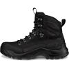 imageECCO Mens Offroad Waterproof High Lace Up Hiking BootBlack NubuckBlack Oil Nubuck