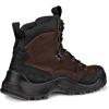 imageECCO Mens Offroad Waterproof High Lace Up Hiking BootBlack NubuckMocha Oil Nubuck