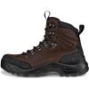 imageECCO Mens Offroad Waterproof High Lace Up Hiking BootBlack NubuckMocha Oil Nubuck