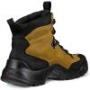imageECCO Mens Offroad Waterproof High Lace Up Hiking BootBlack NubuckOlive Oil Nubuck
