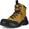 imageECCO Mens Offroad Waterproof High Lace Up Hiking BootBlack NubuckOlive Oil Nubuck
