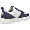 imageECCO Mens Street 720 Vented Goretex Waterproof Retro SneakerMarineWhite