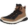 imageECCO Mens Ultra Terrain Waterproof Mid Hiking BootSierraCognacBlack