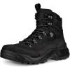 imageECCO Mens Offroad Waterproof High Lace Up Hiking BootBlack NubuckBlack Oil Nubuck