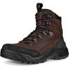 imageECCO Mens Offroad Waterproof High Lace Up Hiking BootBlack NubuckMocha Oil Nubuck