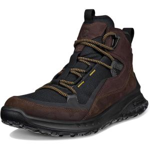 imageECCO Mens Ultra Terrain Waterproof Mid Hiking BootMocha NubuckMochaBlack