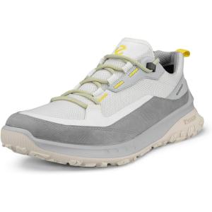 imageECCO Mens Ultra Terrain Waterproof Low Hiking ShoeConcreteBright White
